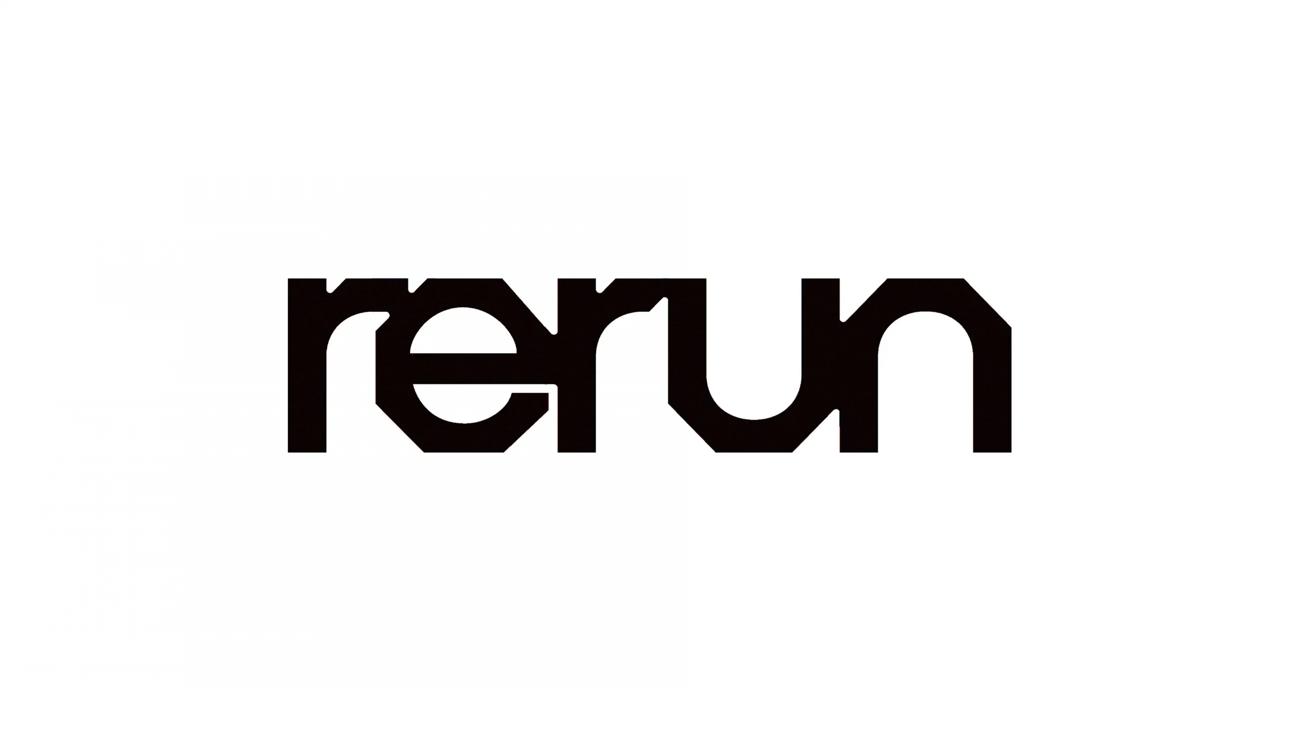 Rerun branding hero graphic mockup