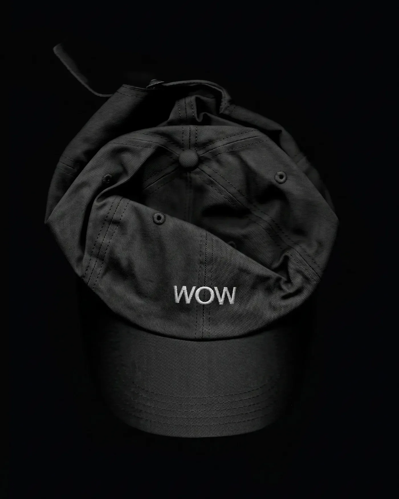 WOW branding identity typography hero mockup