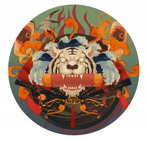 Sacred animals by Abanam Ma