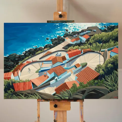 Painting Work of Chris Firger: A Journey Through Color and Form