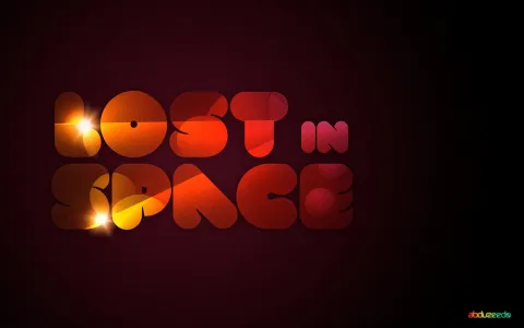 Lost in Space Typography in Pixelmator