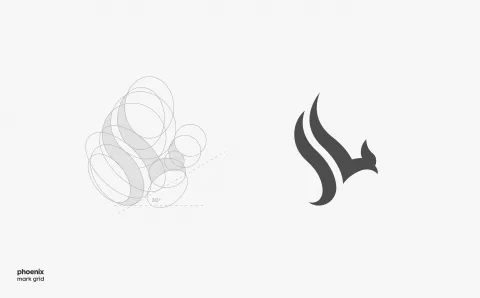 Grid System Behind Logo Design