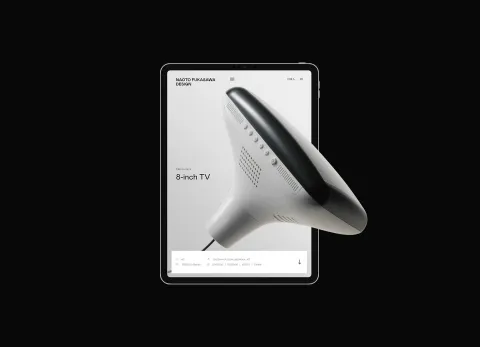 Elegant Web Design for Industrial Designer Naoto Fukasawa