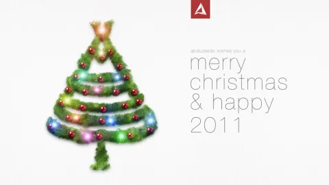 Xmas Tree Typography in Photoshop