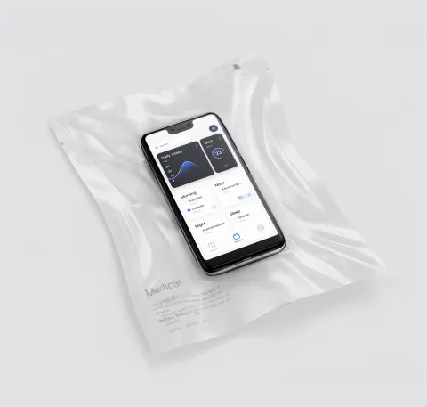 Medical app concept for kids's care, made for parents  