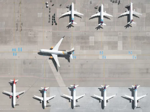 Awe-breathtaking aerial scenes of the coronavirus lockdown