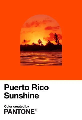 Pantone Color Institute + Discover Puerto Rico Collaborate on "Puerto Rico Sunshine"