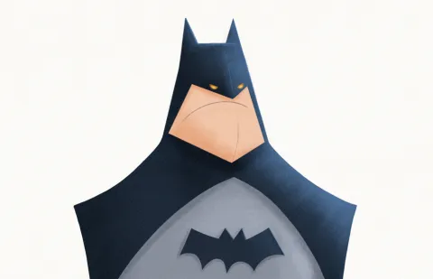Imagining the daily life of Batman - Batlife Illustrations