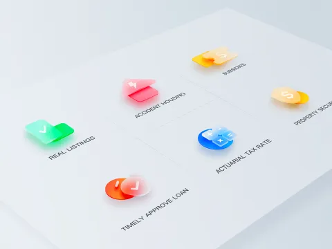 'Glass Effect' Security Iconography