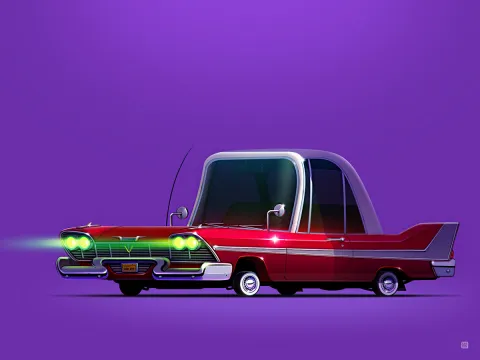 Iconic Movie Cars by Servin Seidaliev