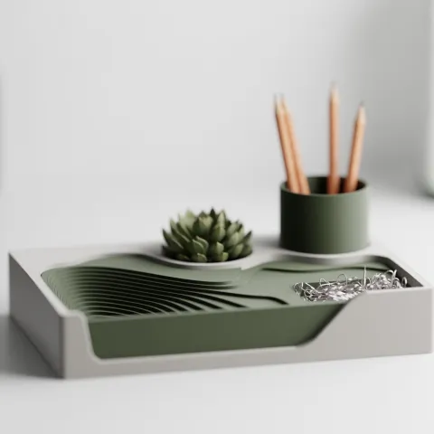 6 Minimalist 3D Printed Desk Accessories from MakerWorld