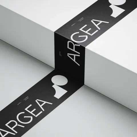Argea Brand Identity Design: Geometry by Camila Polinelli