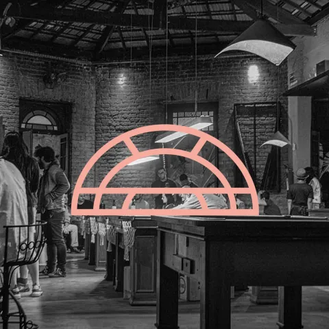 Bar Branding Identity for Pavilhão, Rio de Janeiro