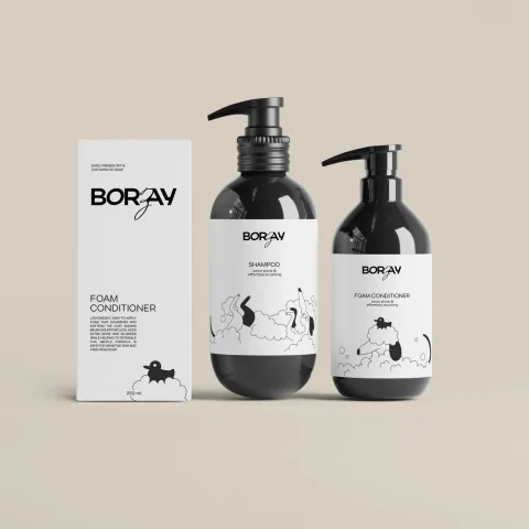 Borzay: Dog Brand Identity and Packaging Design by Yulia Noten