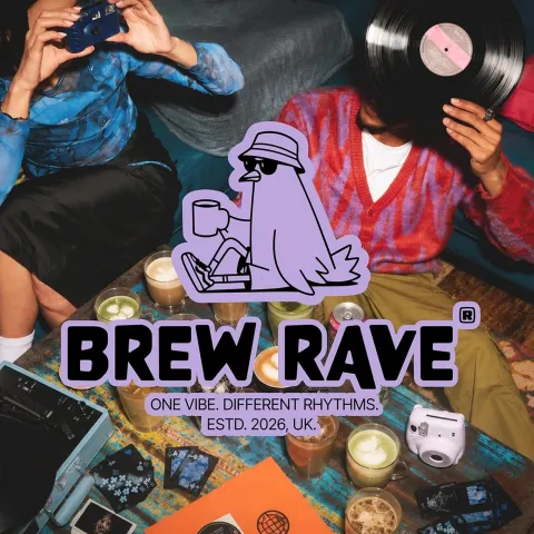 Brand Identity Design for Brew Rave: An Energetic Coffee Vision