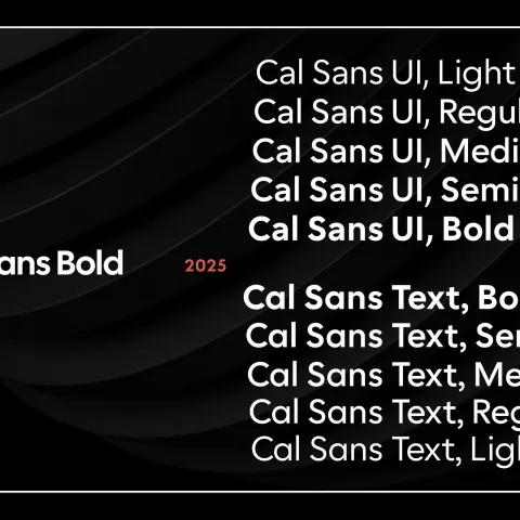 Cal Sans UI Free Font: A Variable Typeface with GEOM Axis