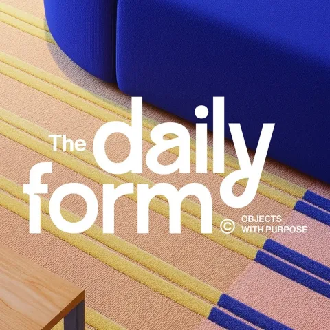 Dynamic brand identity rotating color system: The Daily Form