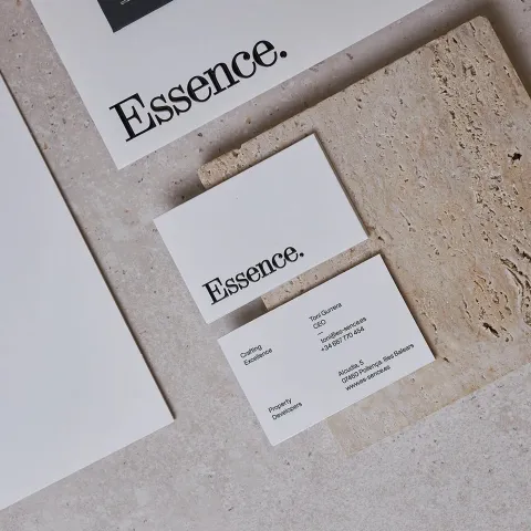 Essence Visual Identity System Built on Structural Restraint