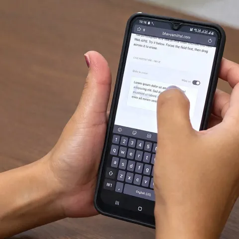 Wipe It: Gesture-Based Text Deletion for Mobile