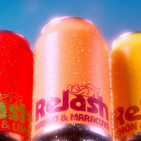 Relash Visual Identity Design: Organic Soda Branding