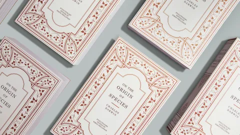 Typographic inspired edition of On the Origin of Species by Charles Darwin