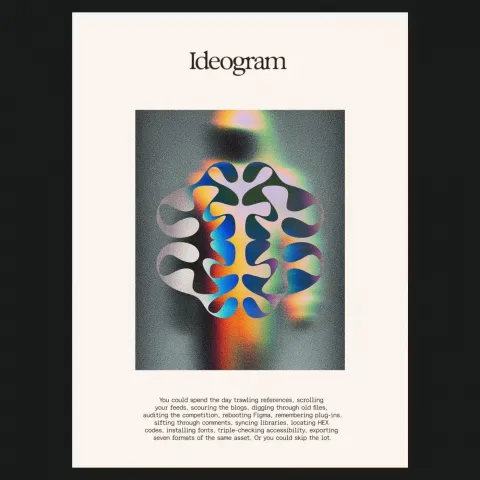 How&How's Brand Identity System for Ideogram