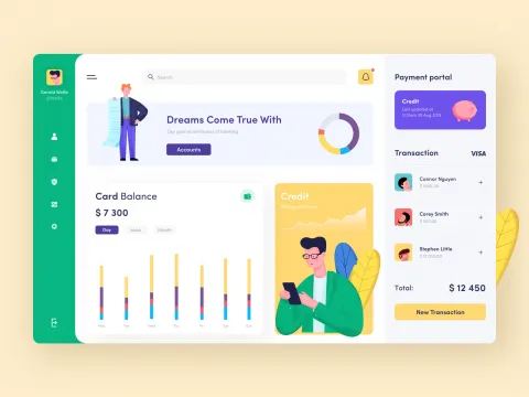 Dashboard UI Design Inspiration: A Roundup by Afterglow, Outcrowd and more