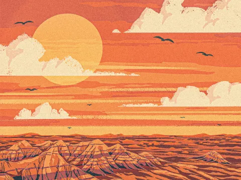 Dribbble Spotlight — Illustrations by Isaac LeFever 