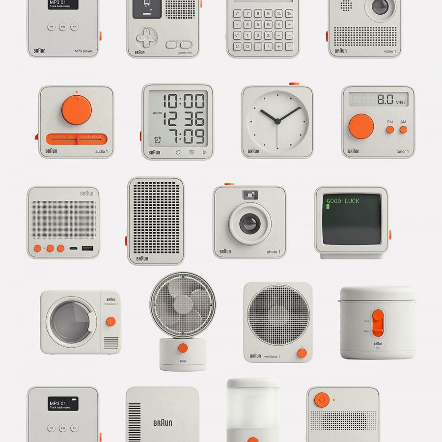 Rams System Icons skeuomorphic industrial design hero graphic mockup