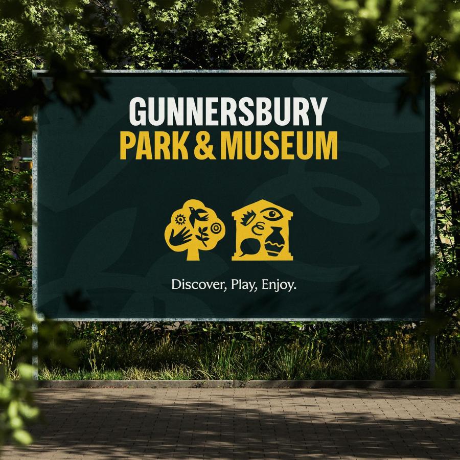 Gunnersbury Park Museum identity by Wiedemann Lampe