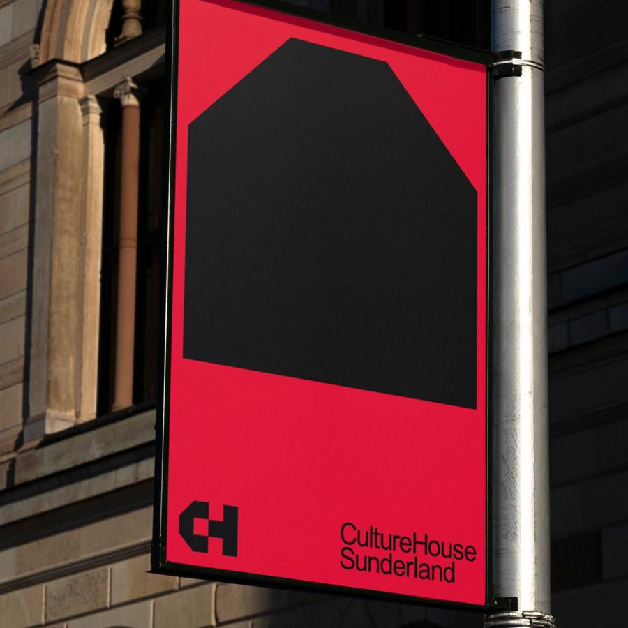 Culture House Sunderland branding by Studio Blackburn