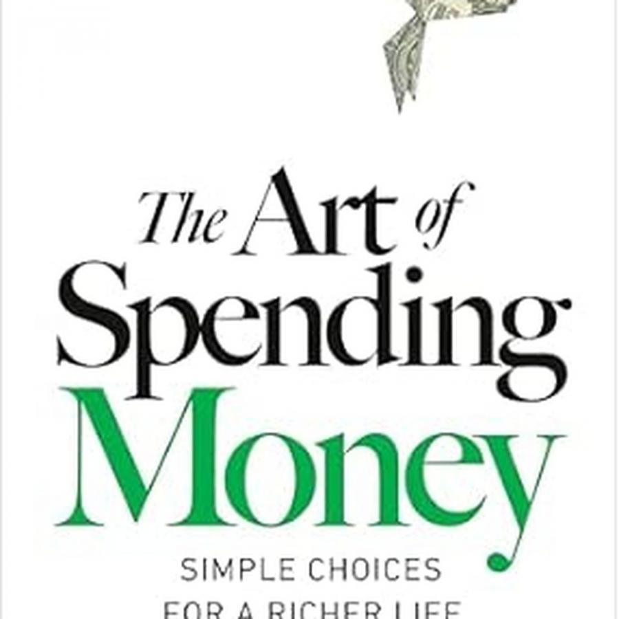 The Art of Spending Money Happiness by Morgan Housel — book cover with origami dollar-bill hummingbird on white