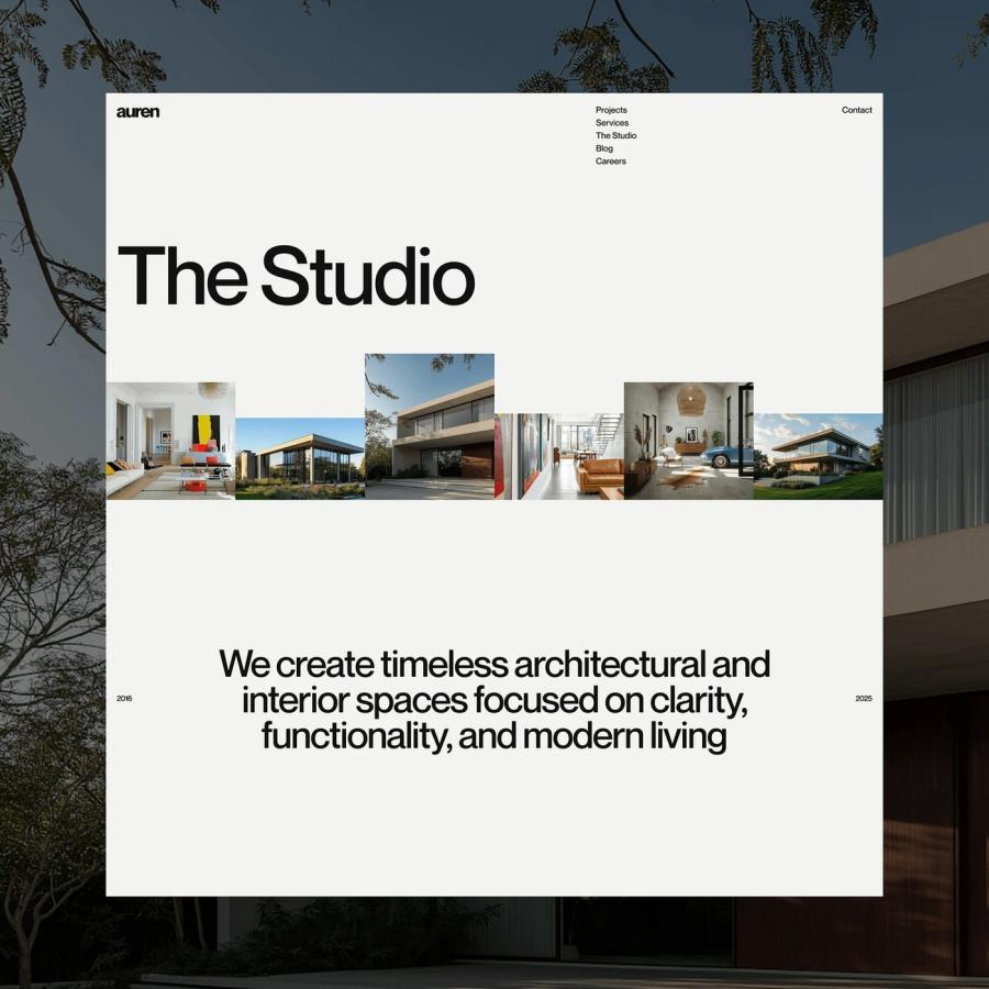 Auren master brand board, logo wordmark, and ui ux design system overview