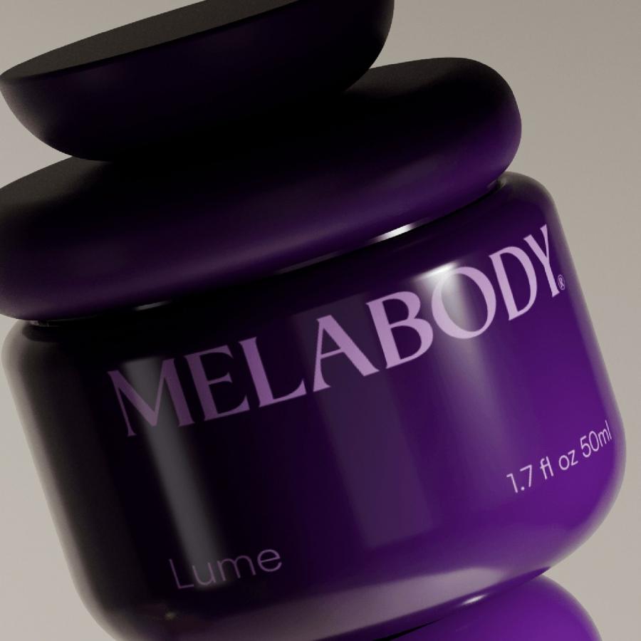 Melabody beauty bodycare packaging design mockup by Dylan Sidoine