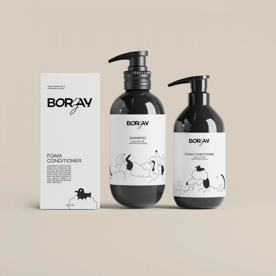 Borzay packaging design system overview by Yulia Noten