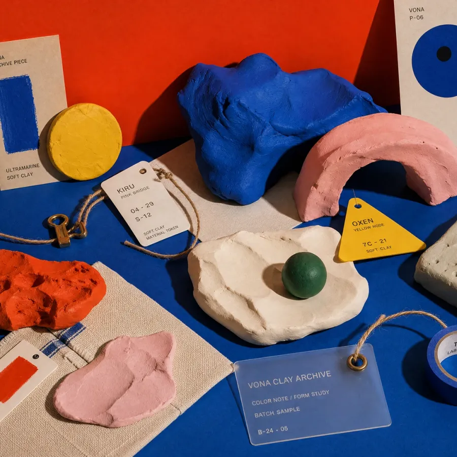 clay material design