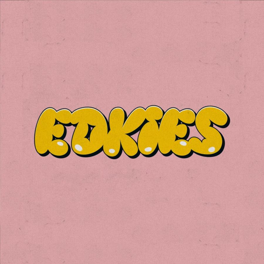 Edkies bubble display font hero — bold inflated letterforms by Pixel Surplus