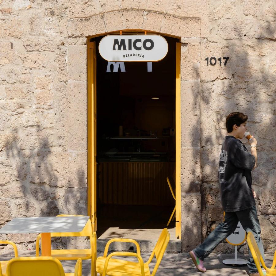 MICO HELADERÍA hero shot — brand identity design by Mingo Estudio