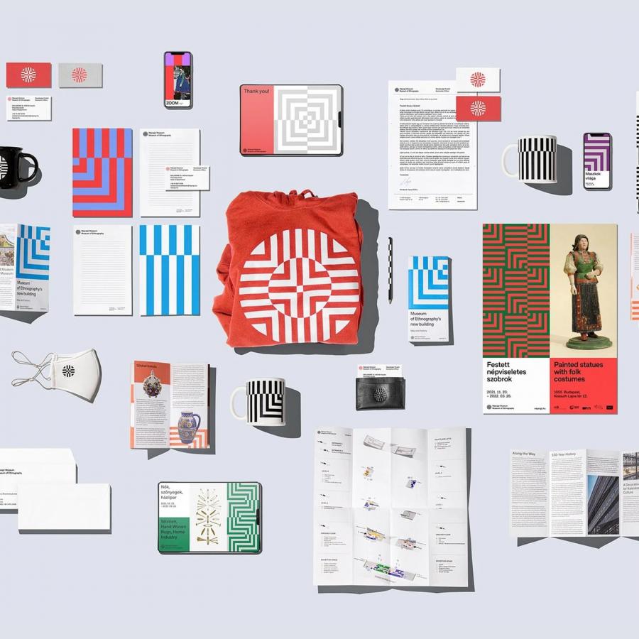 museum brand identity visual system