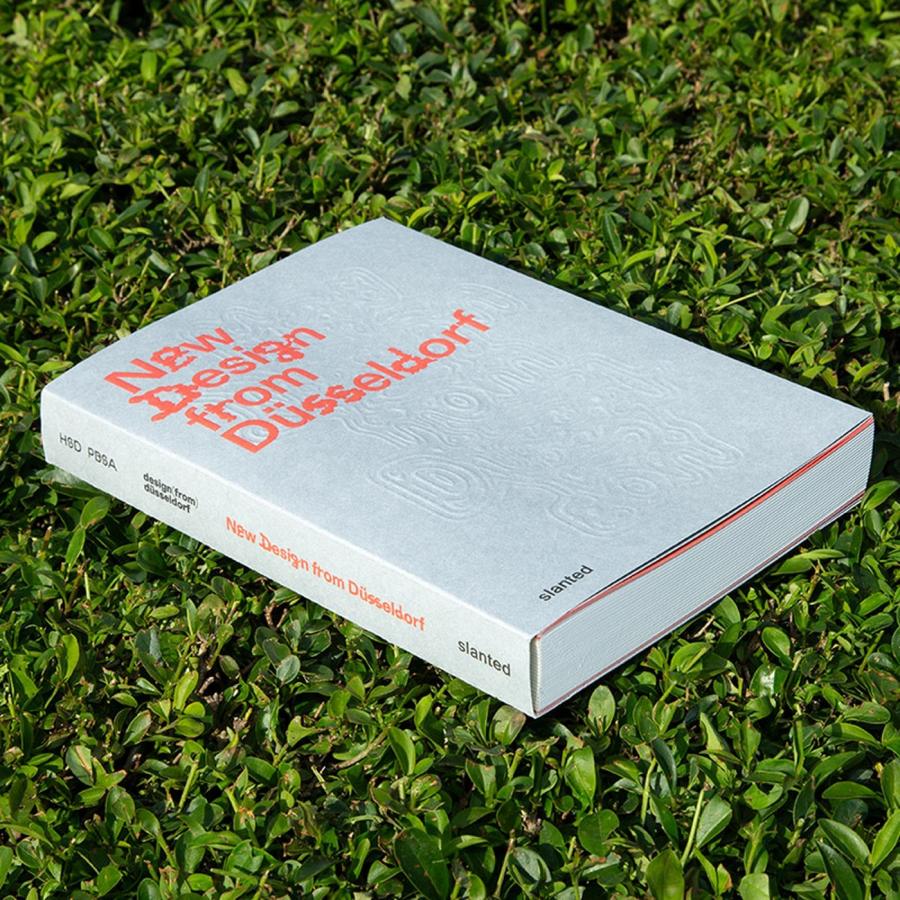 New Design from Düsseldorf 2026 cover — graphic design book by Slanted Publishers