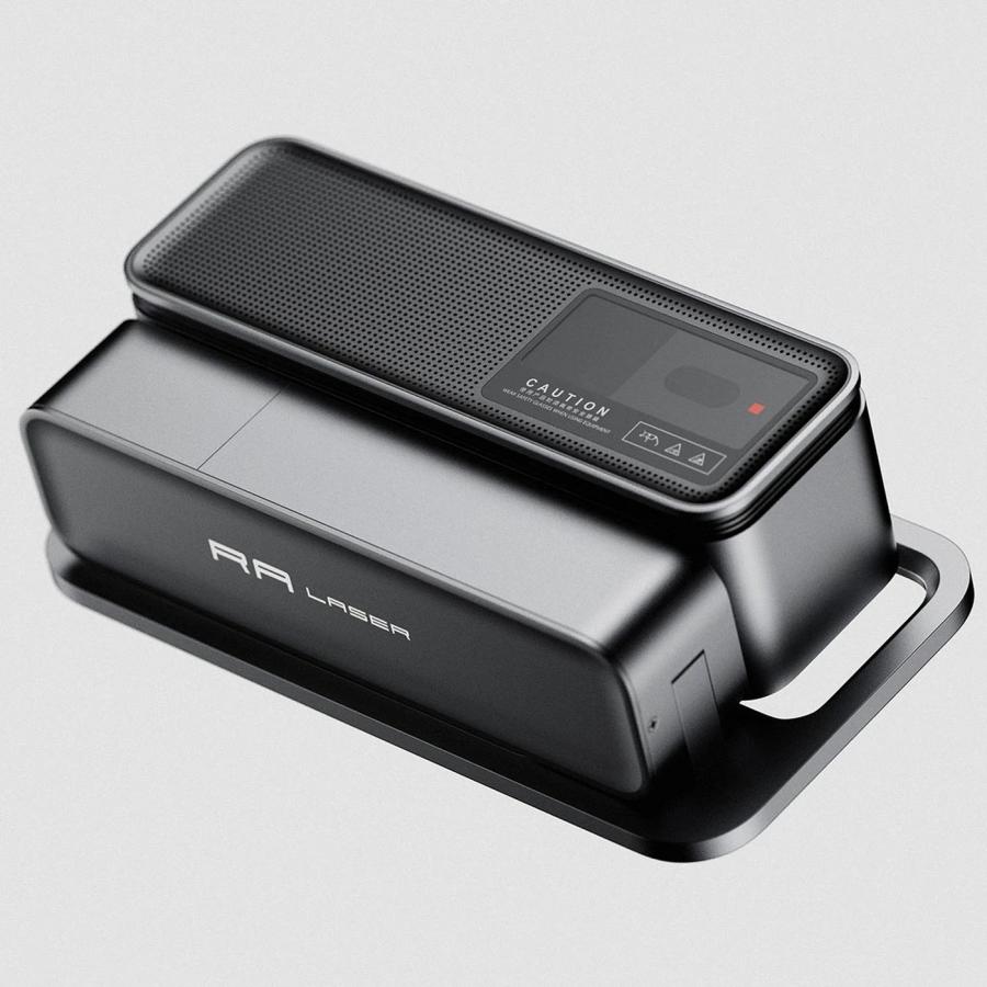 ra laser z3 compact portable device front view