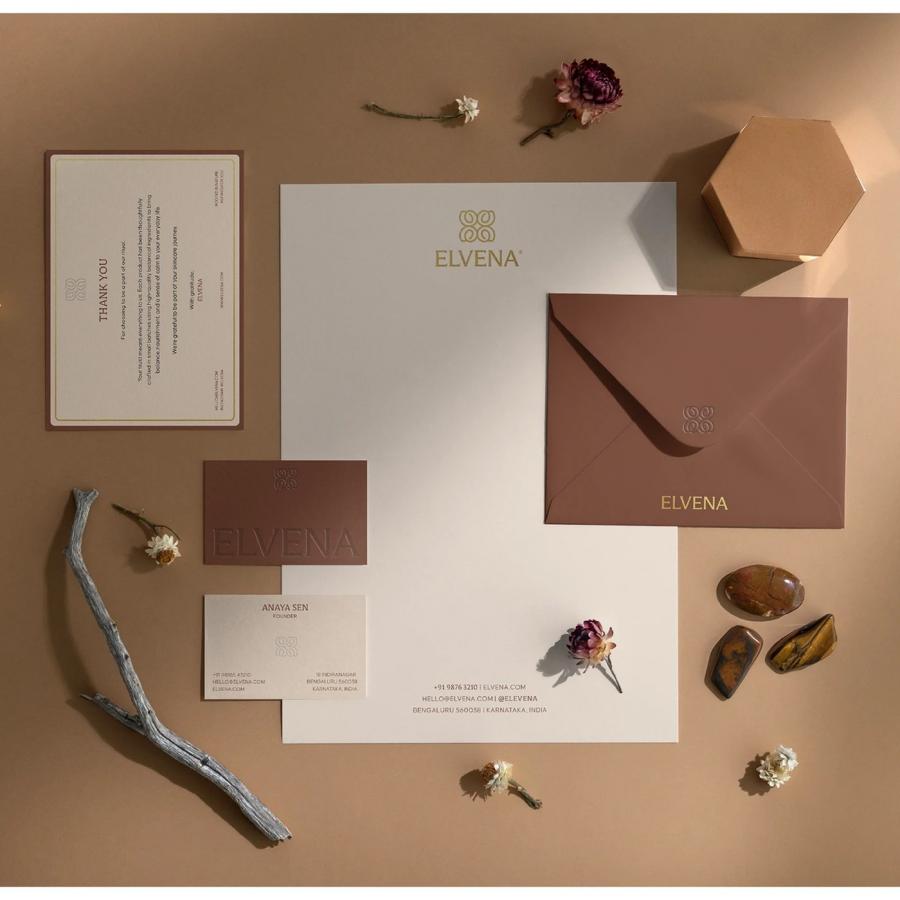 skincare packaging design wellness branding paper box and stationery packaging by Snehashis Paul