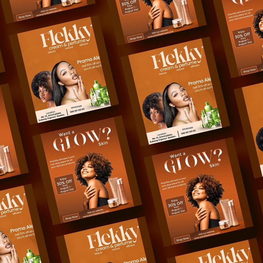 skincare brand design cosmetic packaging design layout by TheDrey Studio