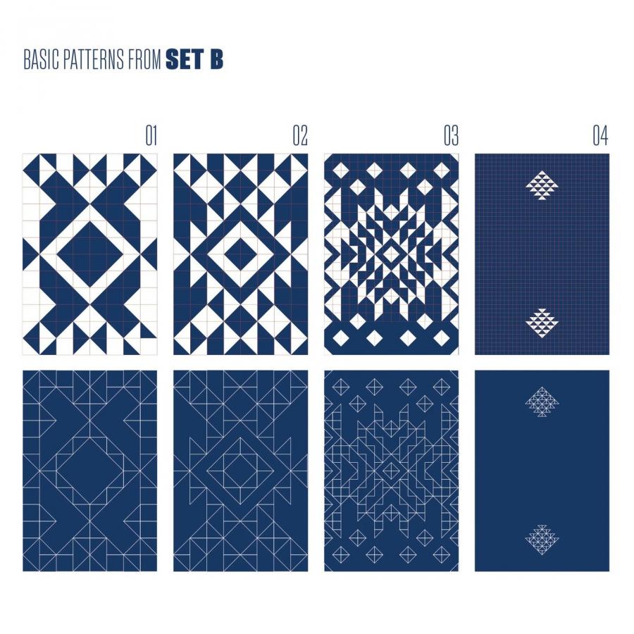 tinkuy patterns posters vol 2 amuki estudio typography poster design with modular geometric patterns