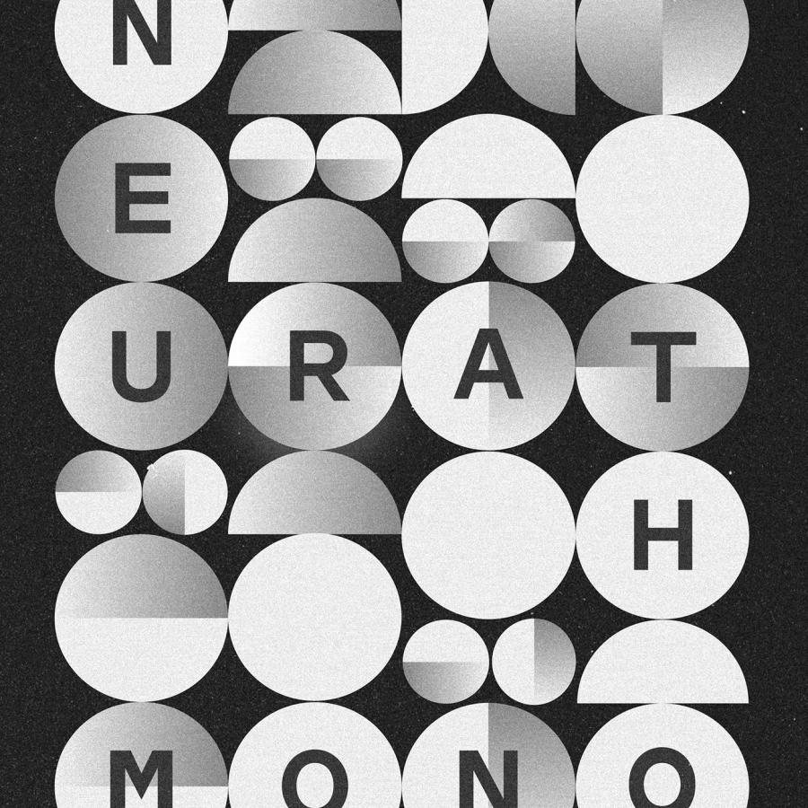 Neurath Mono Type Family typography hero graphic mockup