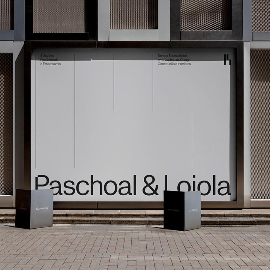 Paschoal & Loiola branding hero layout mockup