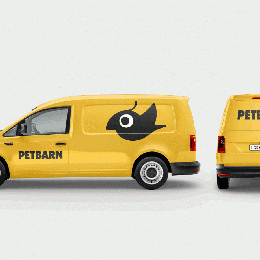 Petbarn branding hero graphic mockup